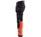 112516489955 Blaklader High Vis Hose 4-Wege-Stretch schwarz rot_3.jpg